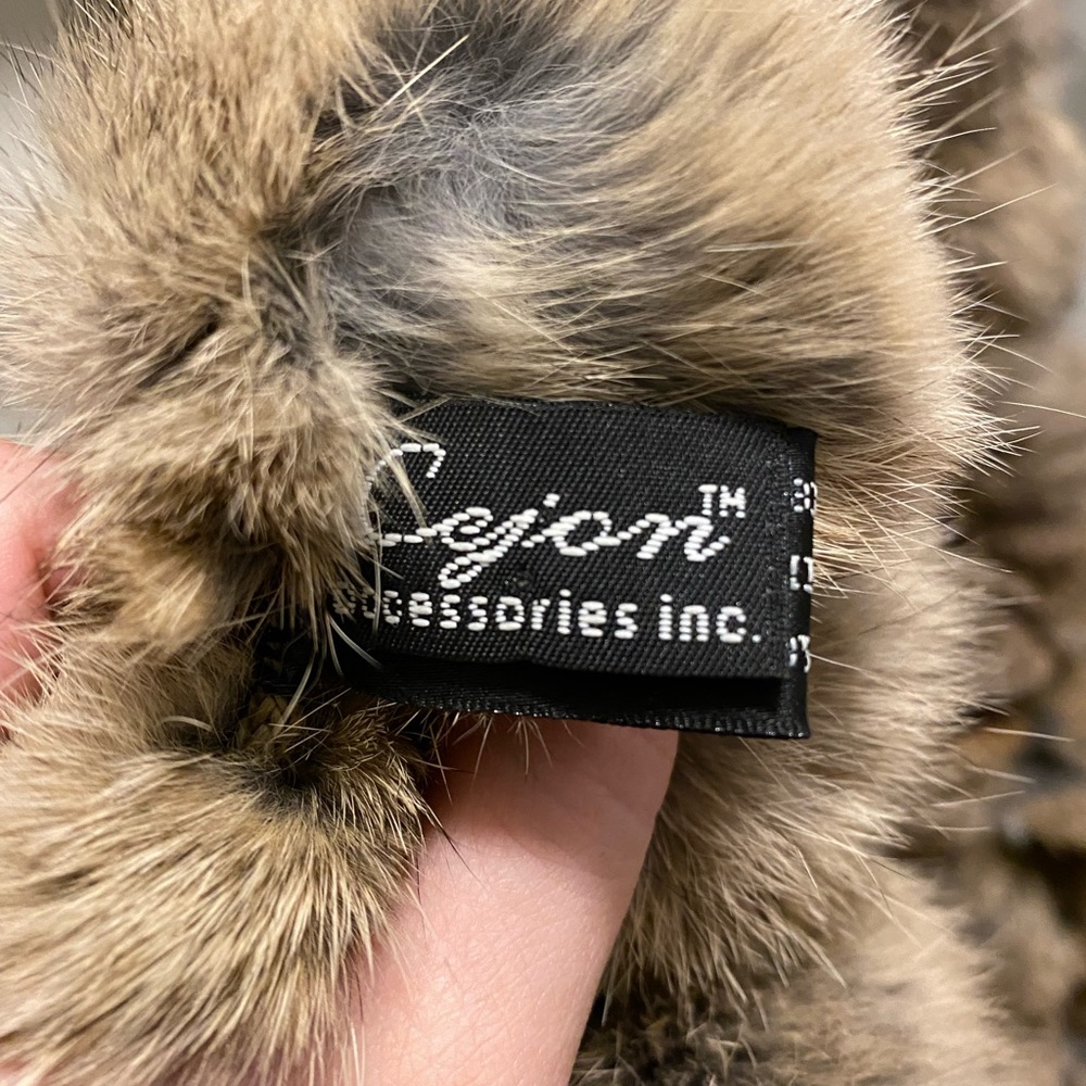 Cejon 100% Rabbit Fur Scarf - Picture 3 of 5